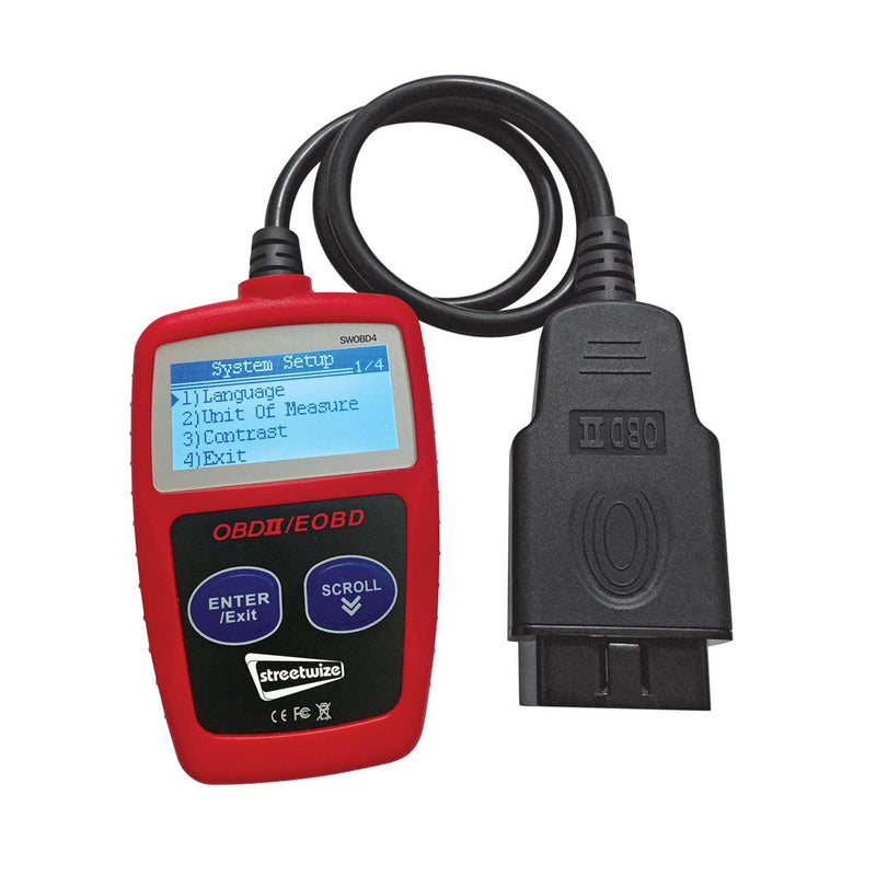 Streetwize Garage Vehicle LED ODBII Engine Fault Code Scanner Diagnostic Reader Streetwize - UK Camping And Leisure