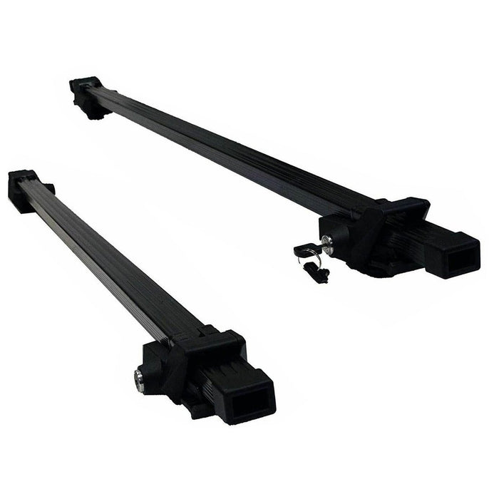 Summit Value Steel Roof Bars fits Fiat Sedici 2006-2014 Mpv 5-dr with Raised Rails Summit - UK Camping And Leisure