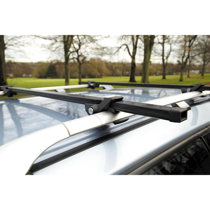 Summit Value Steel Roof Bars fits Mercedes-benz ML-Class W166 2011-2015 Suv 5-dr with Raised Rails Summit - UK Camping And Leisure