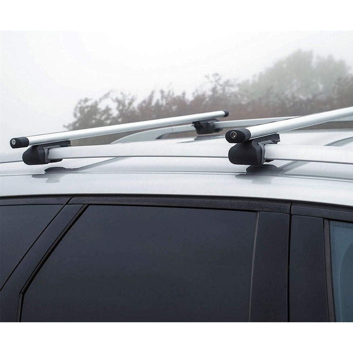 Summit Value Aluminium Roof Bars fits Renault Kangoo 1998-2020 Mpv 5-dr with Raised Rails Summit - UK Camping And Leisure