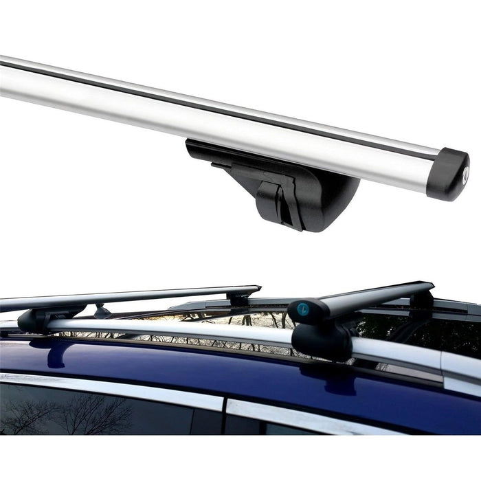 Summit Value Aluminium Roof Bars fits Volkswagen Passat B4 1993-1996 Estate 5-dr with Raised Rails Summit - UK Camping And Leisure