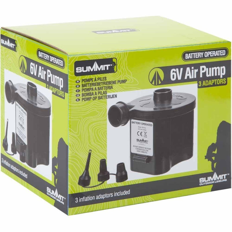 Summit Battery Powered Powerful Air Pump for Air Bed Mattress Inflatables Boat Summit - UK Camping And Leisure