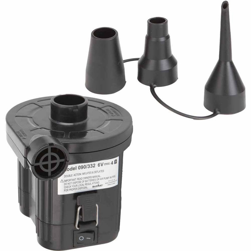 Summit Battery Powered Powerful Air Pump for Air Bed Mattress Inflatables Boat Summit - UK Camping And Leisure