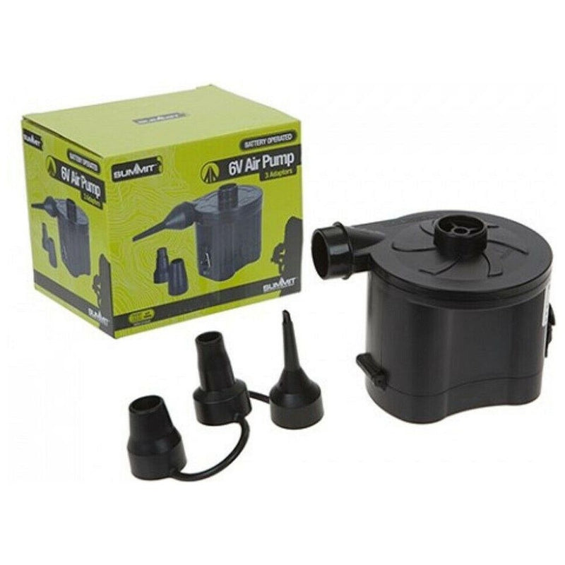 Summit Battery Powered Powerful Air Pump for Air Bed Mattress Inflatables Boat Summit - UK Camping And Leisure