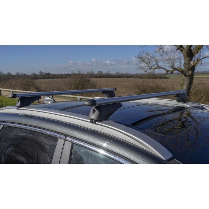 Summit Car Roof Bars for Profile Flush Rails UK Camping And Leisure