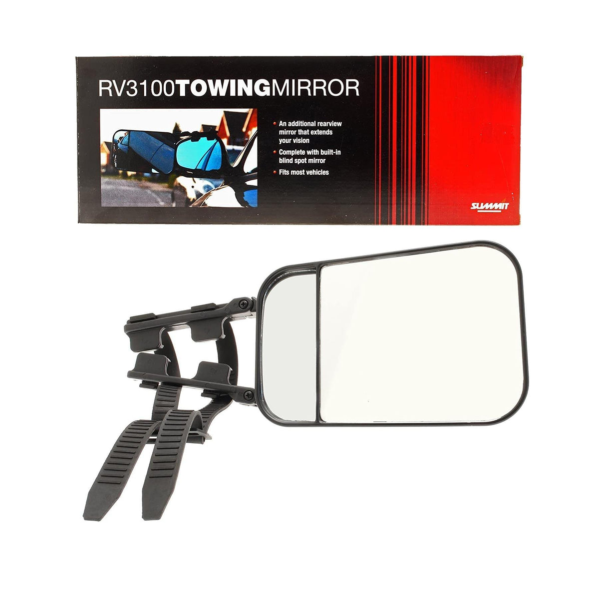 Summit Caravan Towing Mirrors Car Van Wing Mirror Extension Mirror Pair
