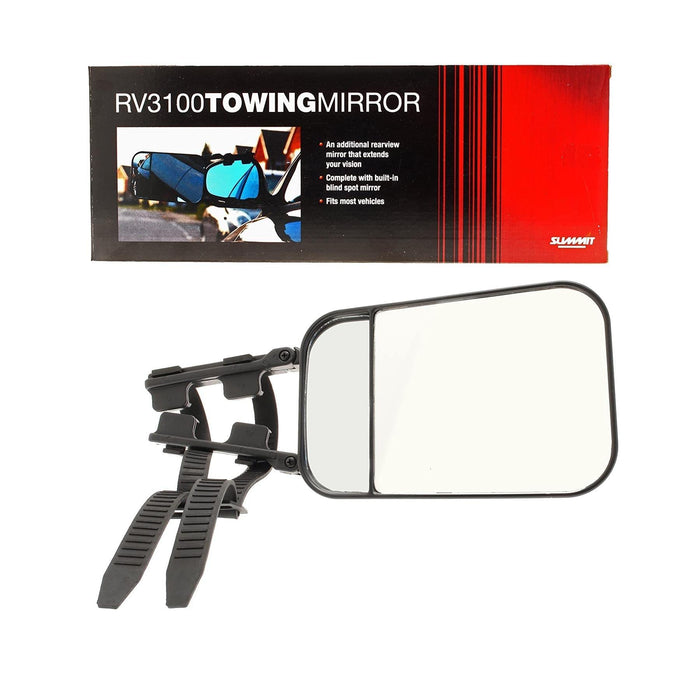 Summit Caravan Towing Mirrors Car Van Wing Mirror Extension Mirror Pair with Blind Spot Summit - UK Camping And Leisure