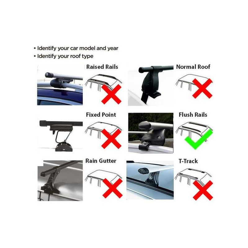 Summit Premium Bars for Cars with Integrated Rails SUP-957 Summit - UK Camping And Leisure