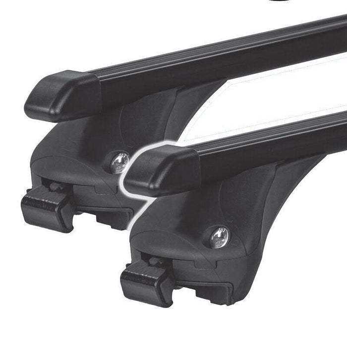 Summit Premium Integrated Railing Roof Bars 1.07M Steel - SUP-857 Summit - UK Camping And Leisure