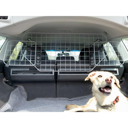 Summit Silver Metal Car Safety Wire Mesh Headrest Dog Guard Adjustable Barrier Summit - UK Camping And Leisure