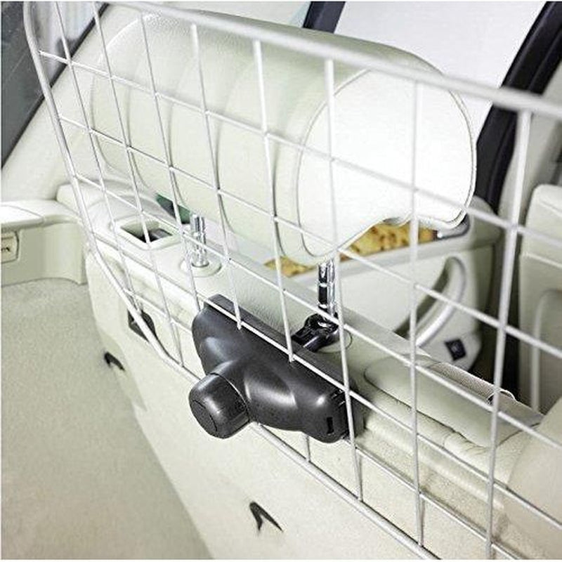 Summit Silver Metal Car Safety Wire Mesh Headrest Dog Guard Adjustable Barrier Summit - UK Camping And Leisure