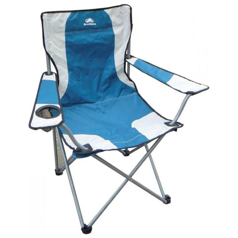 Sunncamp Classic Blue Camping Folding Armchair SunnCamp - UK Camping And Leisure