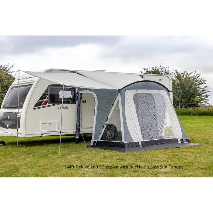 SunnCamp Swift 260 SC Deluxe Caravan Porch Awning Lightweight - UK Camping And Leisure