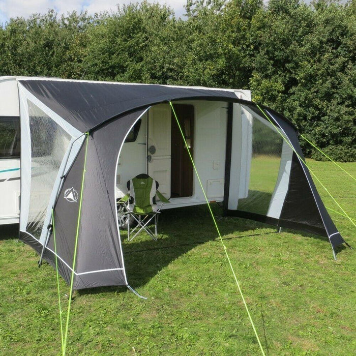 Sunncamp Swift 390 Caravan Sun Canopy Awning Open Porch Front SF8000 SunnCamp - UK Camping And Leisure