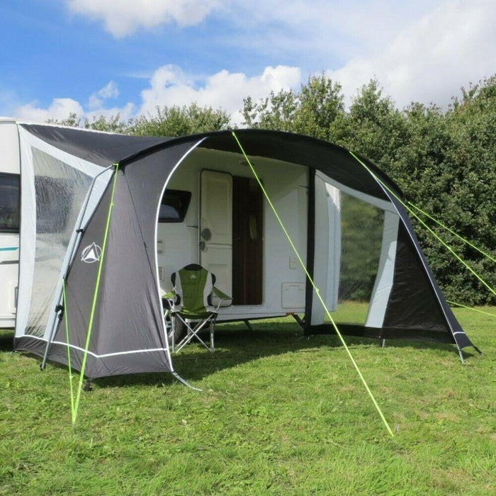 Sunncamp Swift 390 Caravan Sun Canopy Awning Open Porch Front SF8000 SunnCamp - UK Camping And Leisure