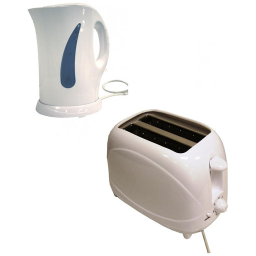 SunnCamp White Low Watt Kettle & Toaster UK Camping And Leisure