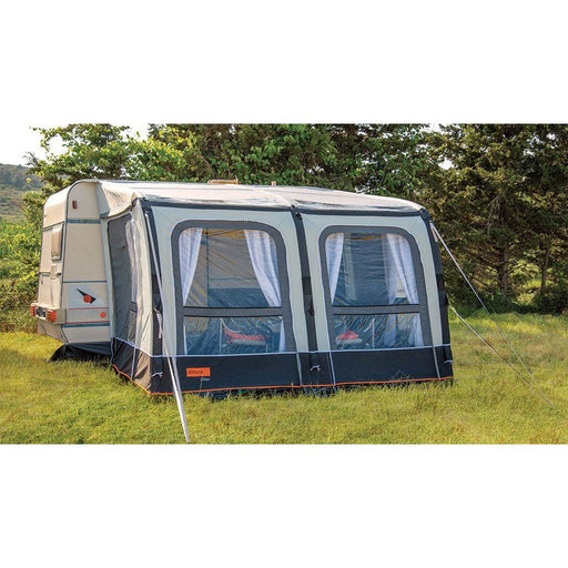 Sunroad Fixed inflatable awning Compact Inflatable OLEA AIR for Motorhome / Caravans Soplair - UK Camping And Leisure