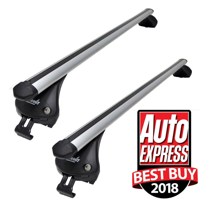 Summit Premium Aluminium Roof Bars fits Fiat Panda 2012-2024 Hatchback 5-dr with Flush Rails Summit - UK Camping And Leisure