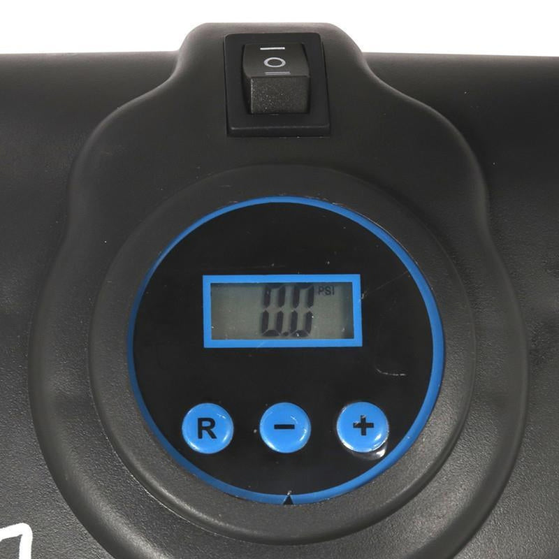 Swac5 Slim 12v Digital Automatic Cut-off Car Van Bike Tyre Compressor Inflator Streetwize - UK Camping And Leisure