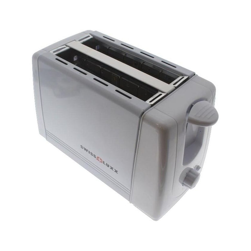 Swiss Lux Low Wattage White Toaster Swiss Luxx - UK Camping And Leisure