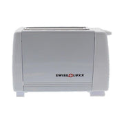Swiss Lux Low Wattage White Toaster Swiss Luxx - UK Camping And Leisure