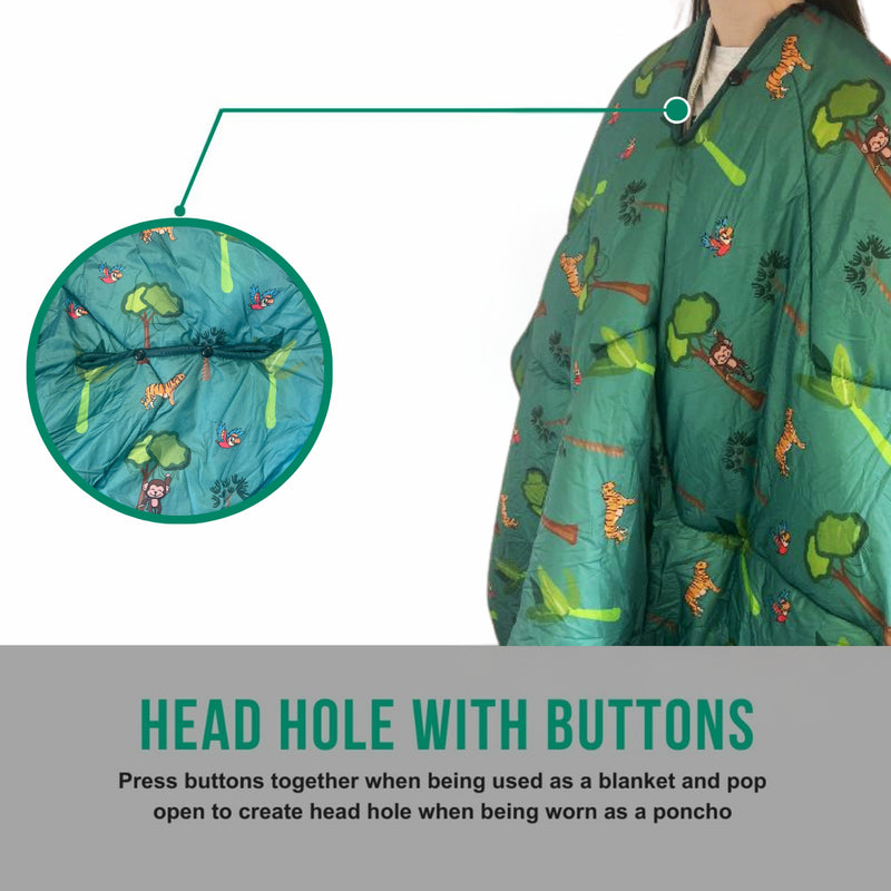 Olpro The Original Insulated Kids Blanko- Rainforest Rascals