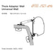 Thule Adapter Wall Bürstner (set: 2x 35cm + 1x 8cm) Thule - UK Camping And Leisure