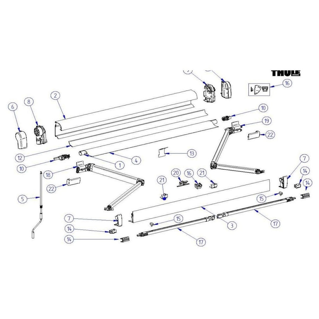 THULE RV LED STRIP 6,00 METRI 307137 THULE RV LED STRIP 6,00 METRI 307137