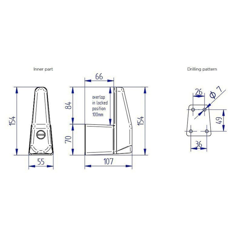 Thule Cab Lock Ducato Thule - UK Camping And Leisure