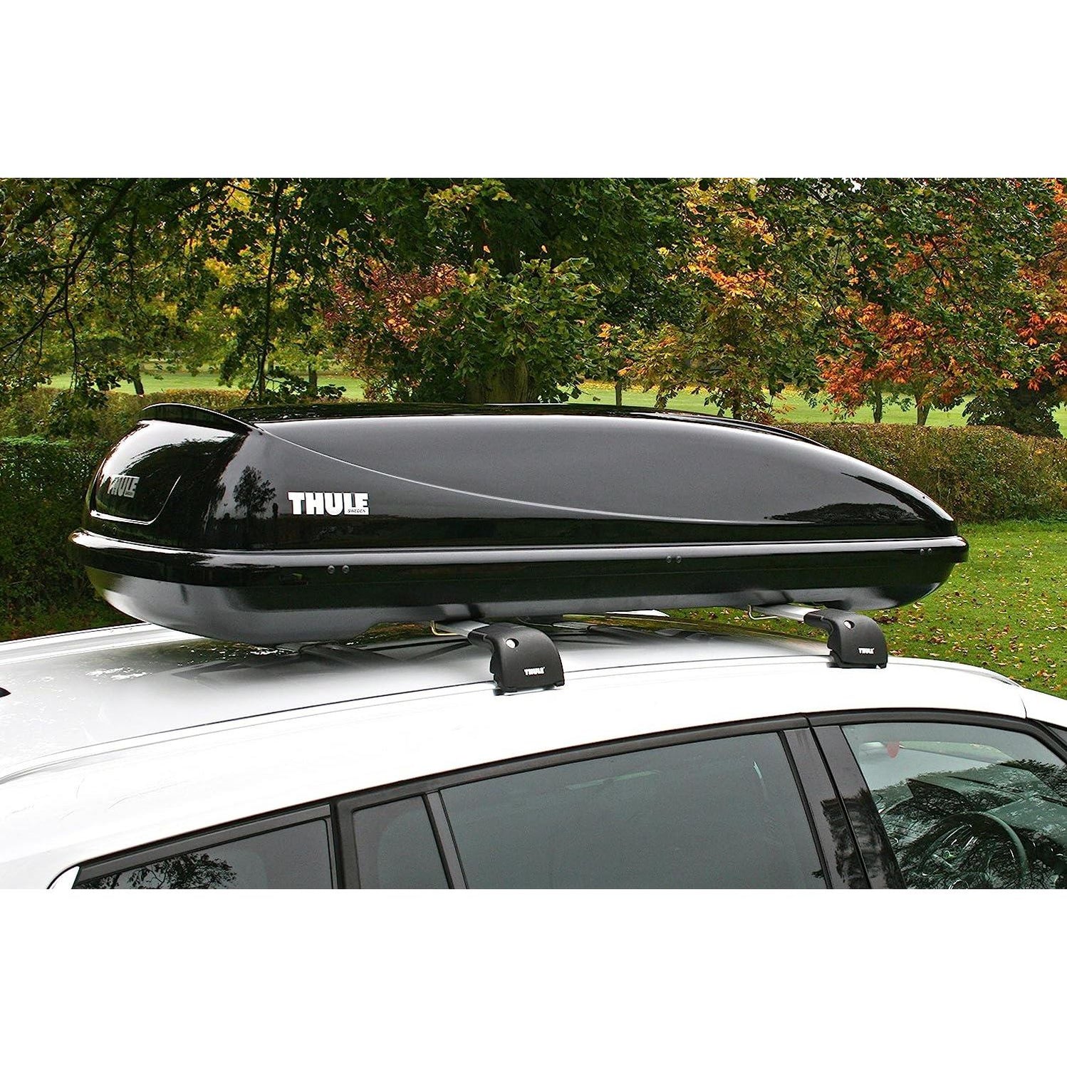 Thule Ocean 200 Car Roof Top Box 450 Litre Gloss Black — UK Camping And Leisure