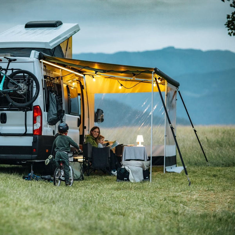 Thule Omnistor 5200 awning 3.02x2.50m white frame, mystic gray material Thule - UK Camping And Leisure
