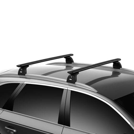 Thule WingBar Evo Roof Bars full kit 711120 710600 186044 installed on vehicle