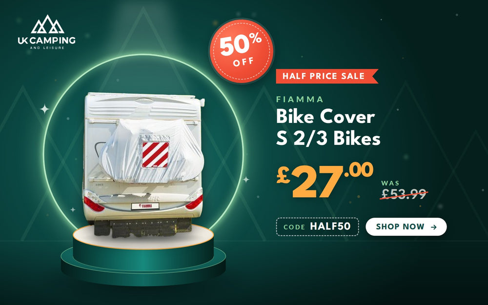 Fiamma Bike Cover S 2/3 Bikes: 50% off, now £27.00, was £53.99, half price promo code HALF50 automatically applied