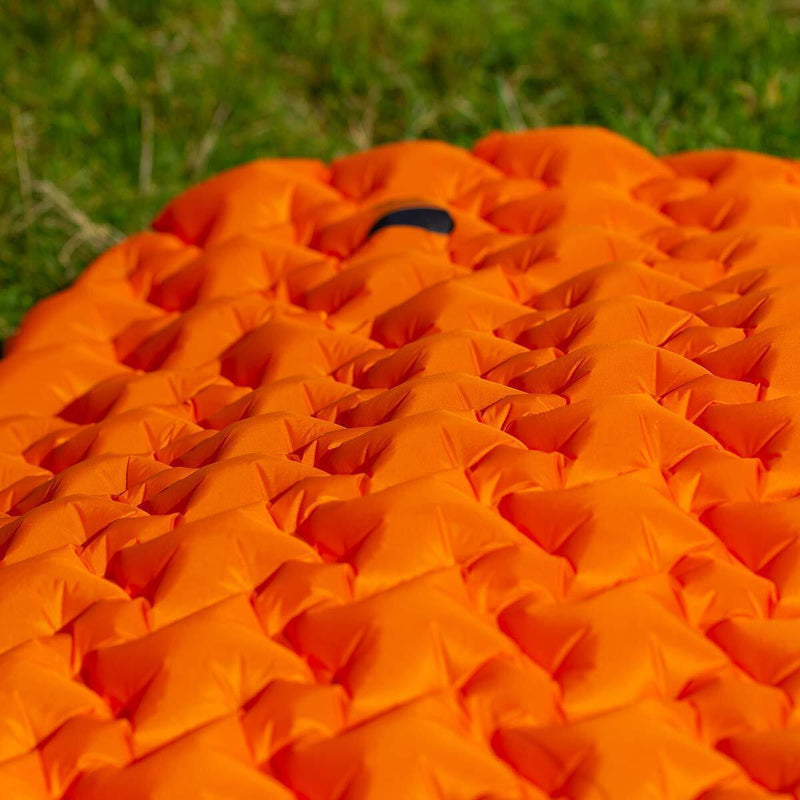 Vango Aotrom Short 5cm Sleeping Mat Orange Single Camping Backpacking Vango - UK Camping And Leisure