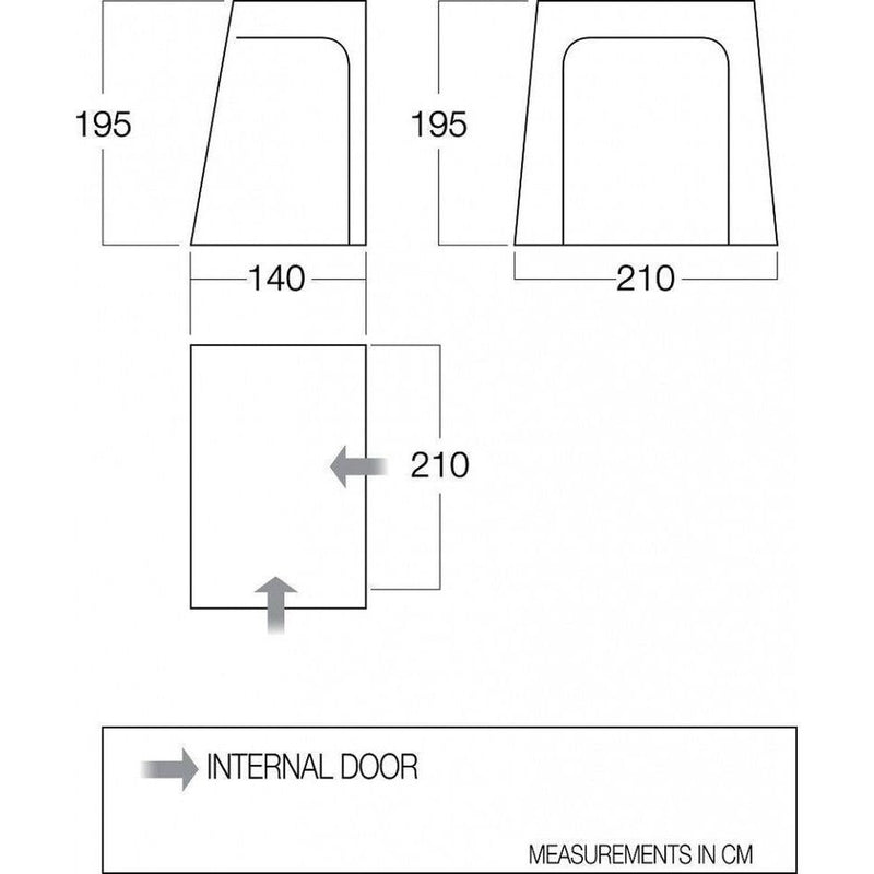 Vango Bedroom Inner Tent Storage BR001- Kela Galli Jura Rhone Drive Awayawning Vango - UK Camping And Leisure