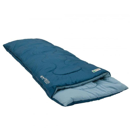 Vango Evolve Superwarm Single Sleeping Bag Moroccan Blue Camping 8 Tog - UK Camping And Leisure