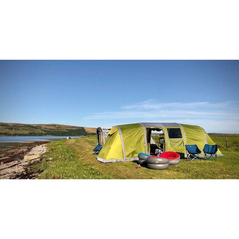 Vango Inflatable Donut Flocked Chair DLX Nocturne Grey Vango - UK Camping And Leisure