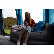 Vango Inflatable Sofa Camping blow up chair Nocturne Grey Tent Awning Furniture Vango - UK Camping And Leisure