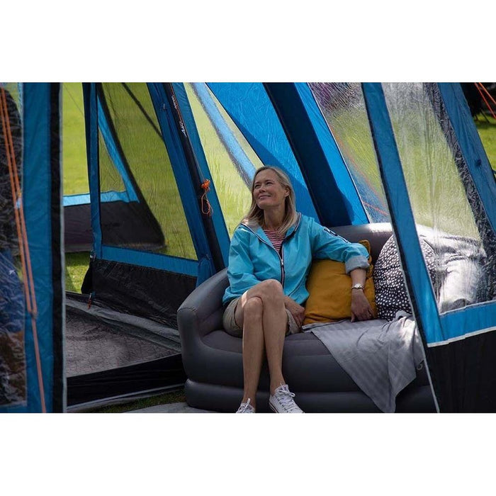 Vango Inflatable Chair Vango Inflatable Sofa Camping blow up chair Nocturne Grey Tent Awning ...
