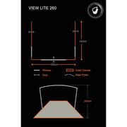 Olpro View Lite 260 - Caravan Awning ( Poled Awning ) Olpro - UK Camping And Leisure