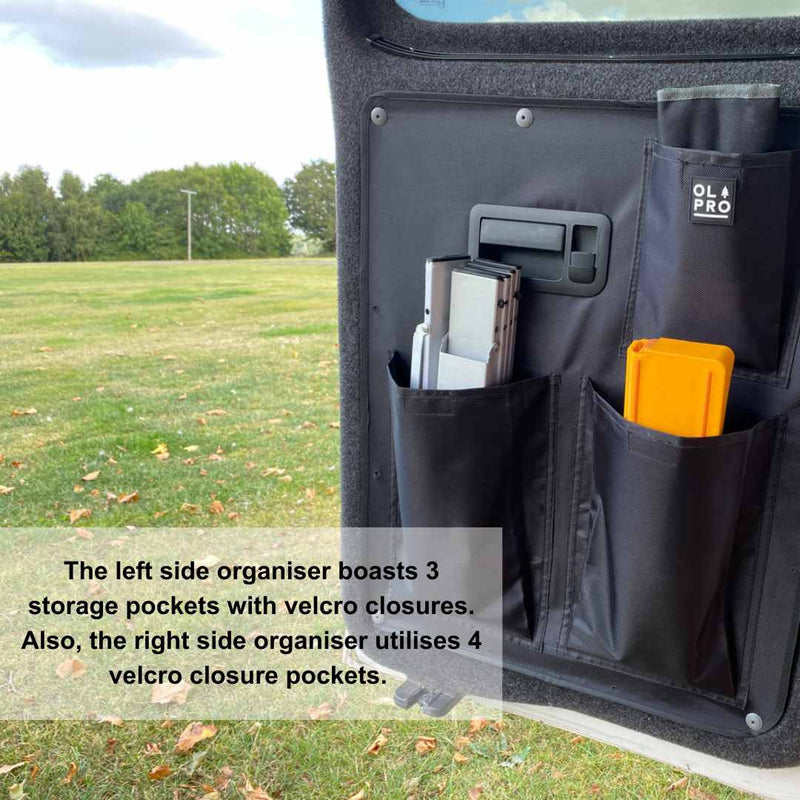 Olpro T5/T6 Campervan Rear Barn Door storage organiser Right