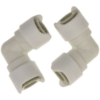 Whale 15mm x 15mm 90° Elbow Fitting x2