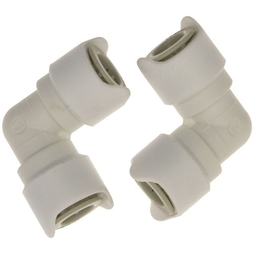 2 x Whale WX1503 15mm x 15mm Quick Connect Union 90° Elbow Fitting WX1503B WX1503B - UK Camping And Leisure