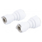 Whale Straight Reducer 15mm - 12mm Water Pipe Connector WU1512 x2 Whale - UK Camping And Leisure