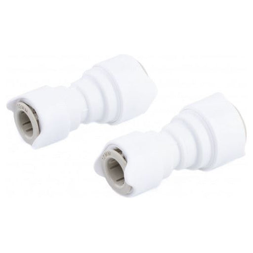 2 x Whale Straight Reducer 15mm - 12mm Quick Connect Water Pipe Connector WU1512 UK Camping And Leisure