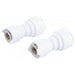 Whale Straight Reducer 15mm - 12mm Water Pipe Connector WU1512 x2 Whale - UK Camping And Leisure