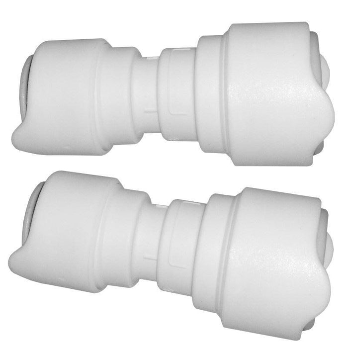 Whale Straight Reducer 15mm - 12mm Water Pipe Connector WU1512 x2 Whale - UK Camping And Leisure