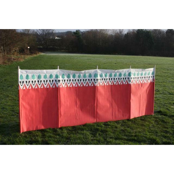 Olpro Witley 5 Pole Windbreak (Wooden poles) 140cm High Olpro - UK Camping And Leisure