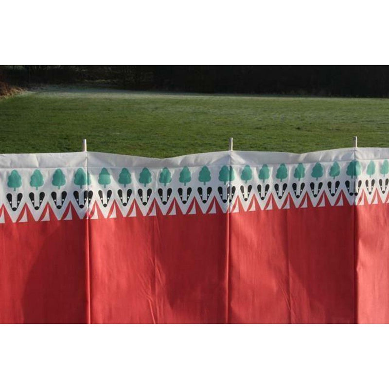 Olpro Witley 5 Pole Windbreak (Wooden poles) 140cm High Olpro - UK Camping And Leisure