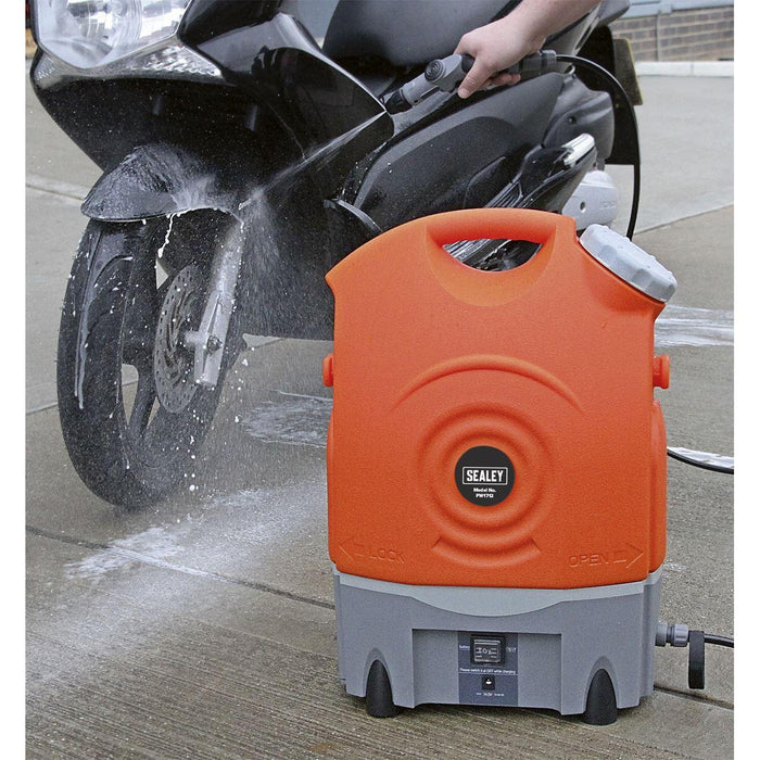 Sealey Pressure Washer 12V Rechargeable PW1712 Sealey - UK Camping And Leisure